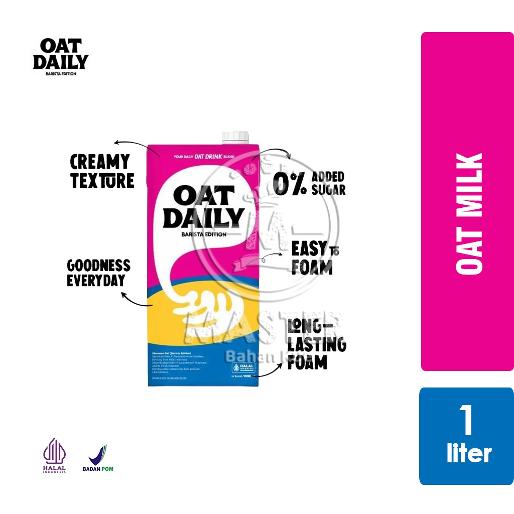 Jual Oatmilk Barista Oat Daily Oat Milk Creamy No Sugar [1 Liter