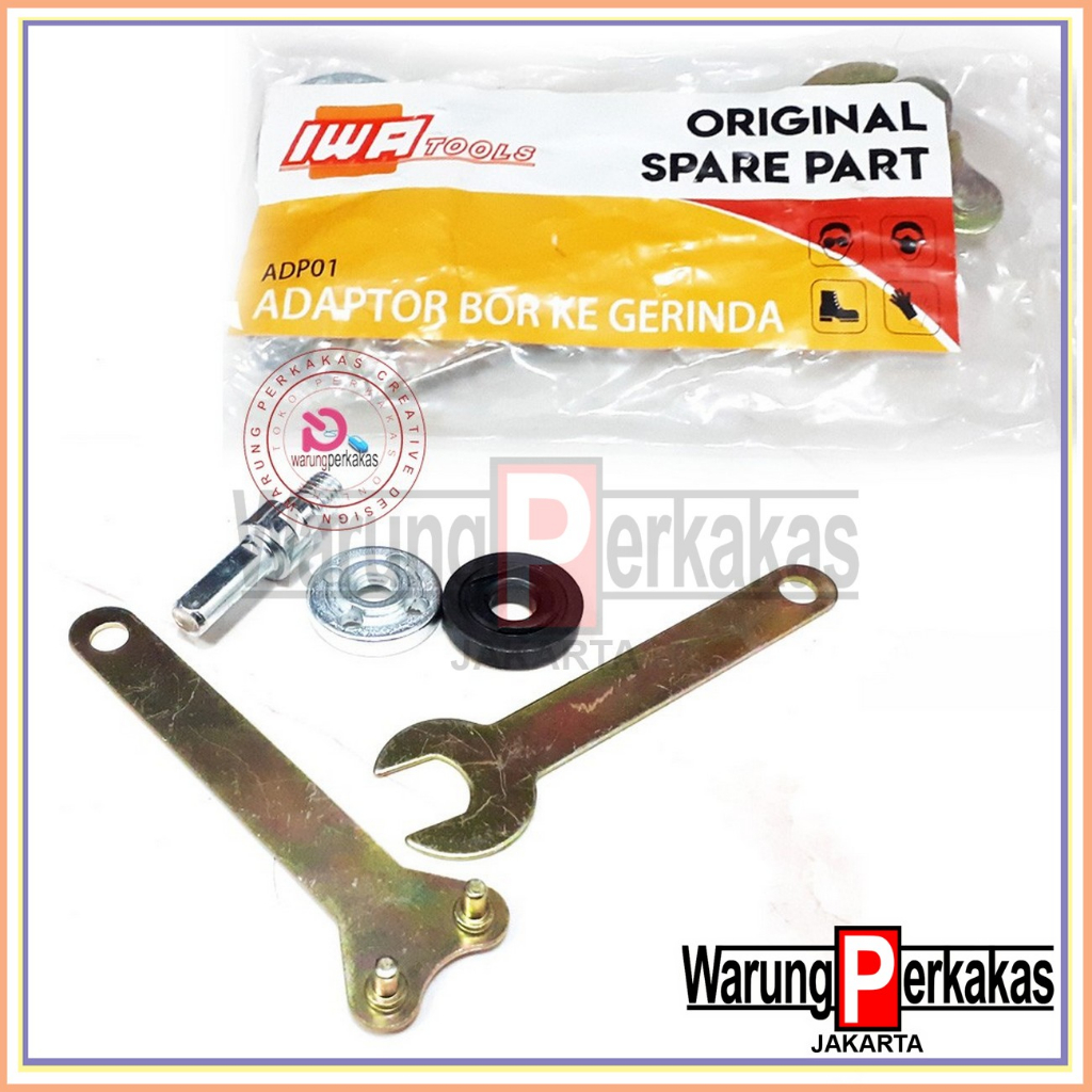 Jual Iwa Tools Adaptor Bor Ke Mesin Gerinda Original Sparepart