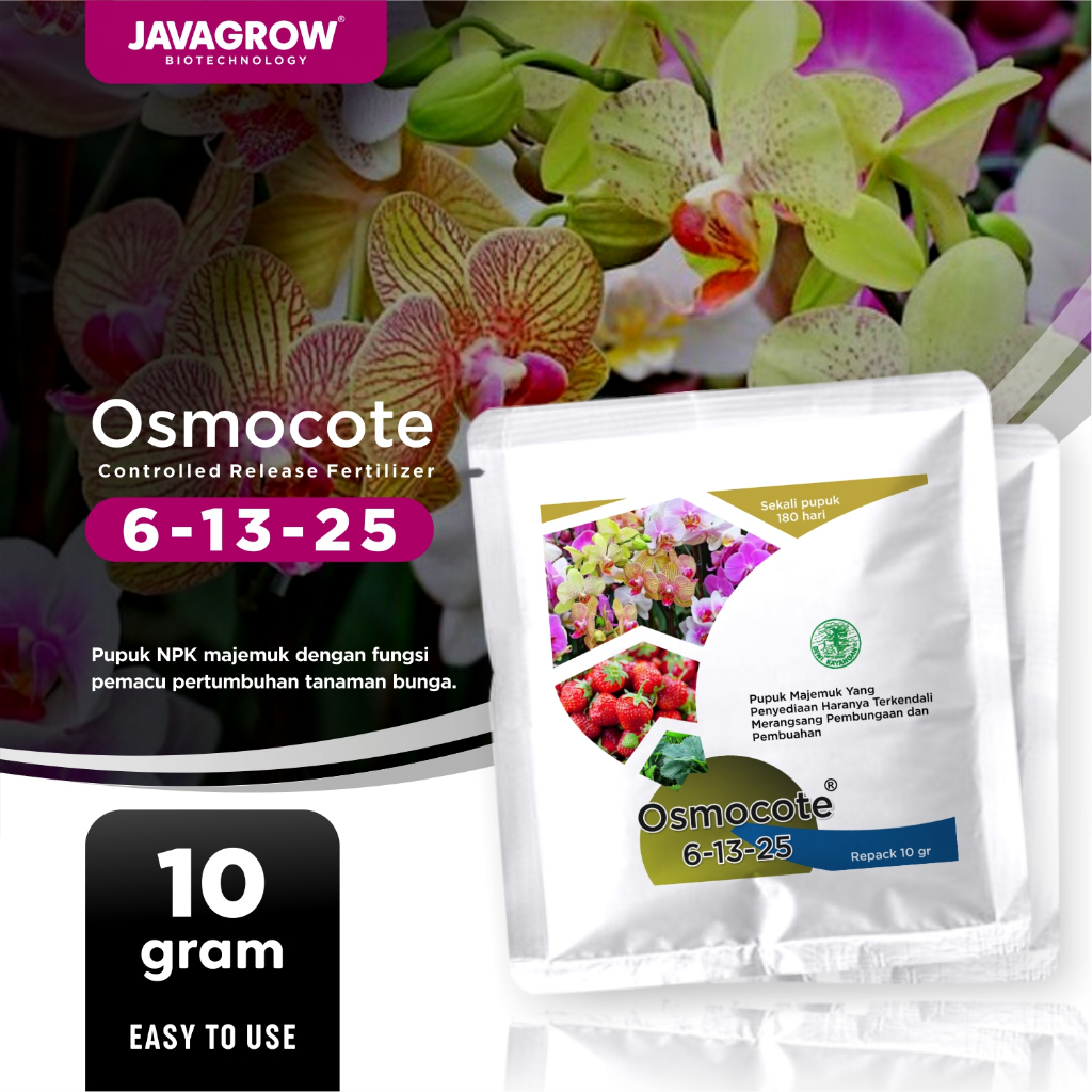 Jual Pupuk Npk Nutrisi Tanaman Bunga Dan Buah Osmocote Dekastar 6 13 25