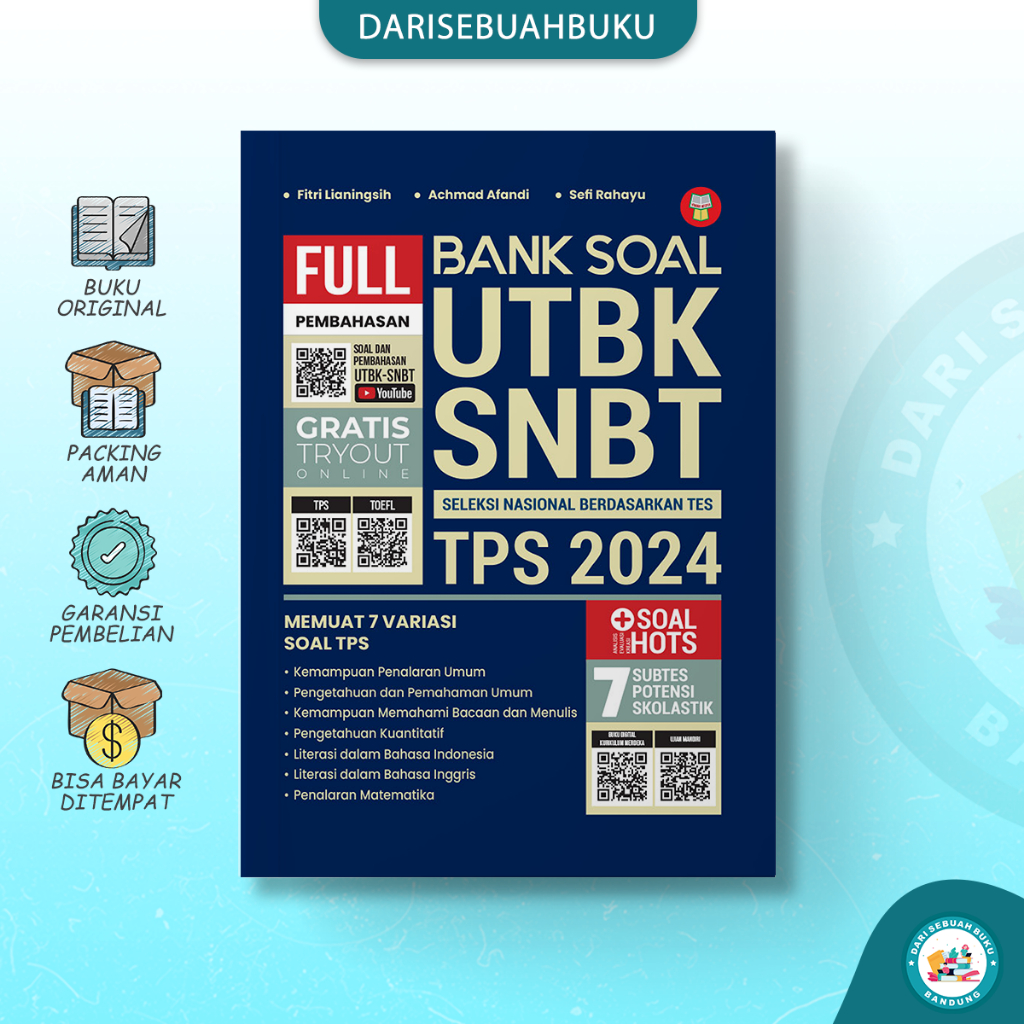 Jual Buku Bank Soal Utbk Snbt Tps 2024 Full Pembahasan Terbaru