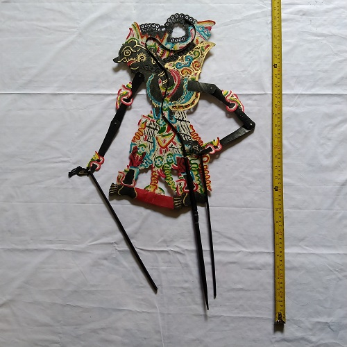 Jual Gatotkaca Wayang Kulit Asli Wayang Purwa Uk Besar Warna Hitam