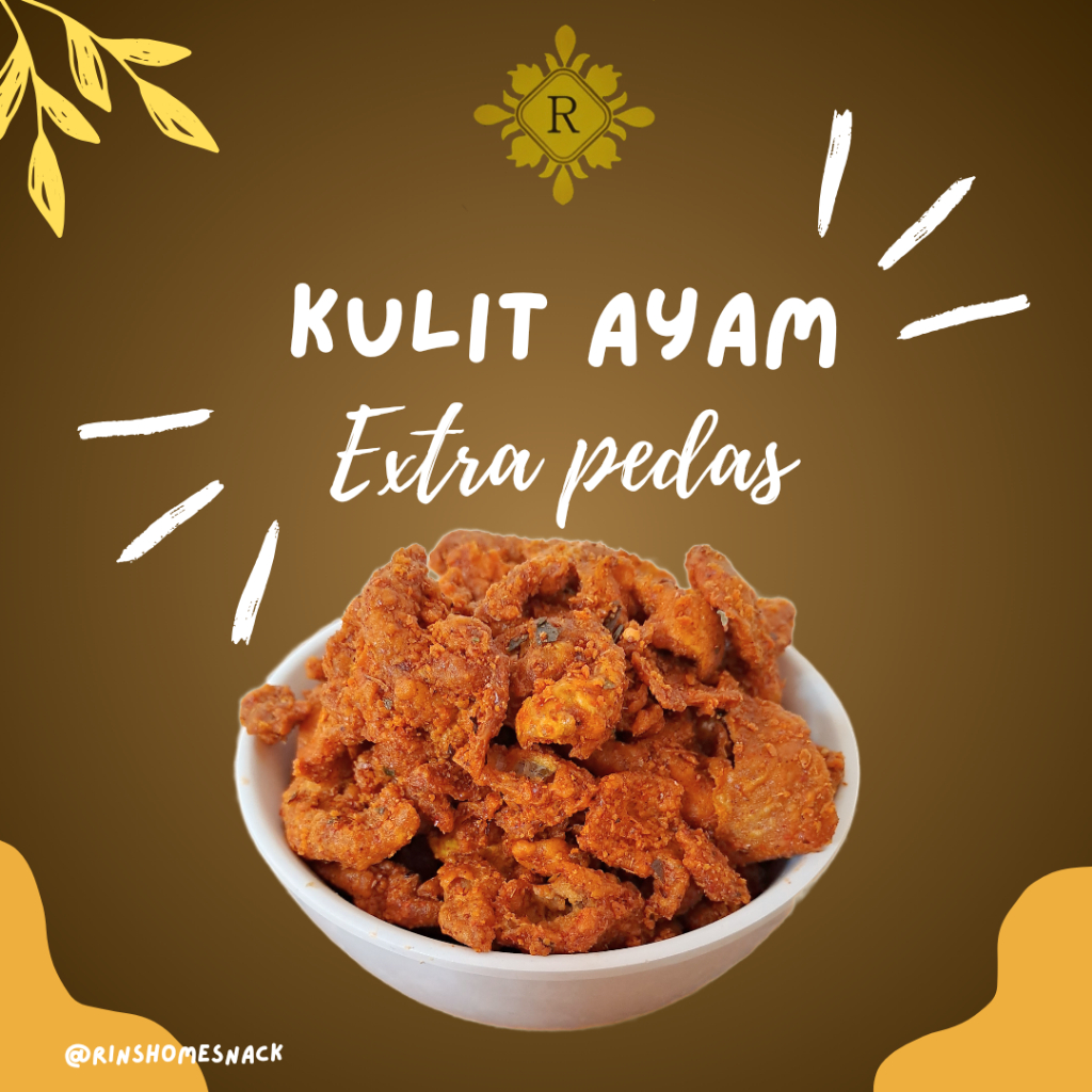 Jual Kulit Ayam Krispy Pedas Daun Jeruk 250g Shopee Indonesia