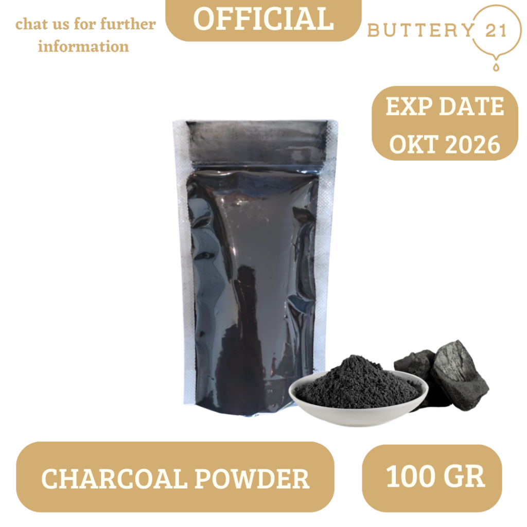 Jual CHARCOAL POWDER / BUBUK ARANG PEWARNA MAKANAN ALAMI | Shopee Indonesia