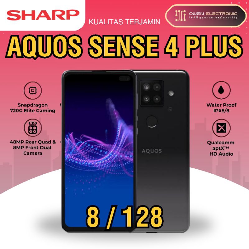 Jual sharp aquos sense 4 plus 8/128 shs40p black Shopee Indonesia