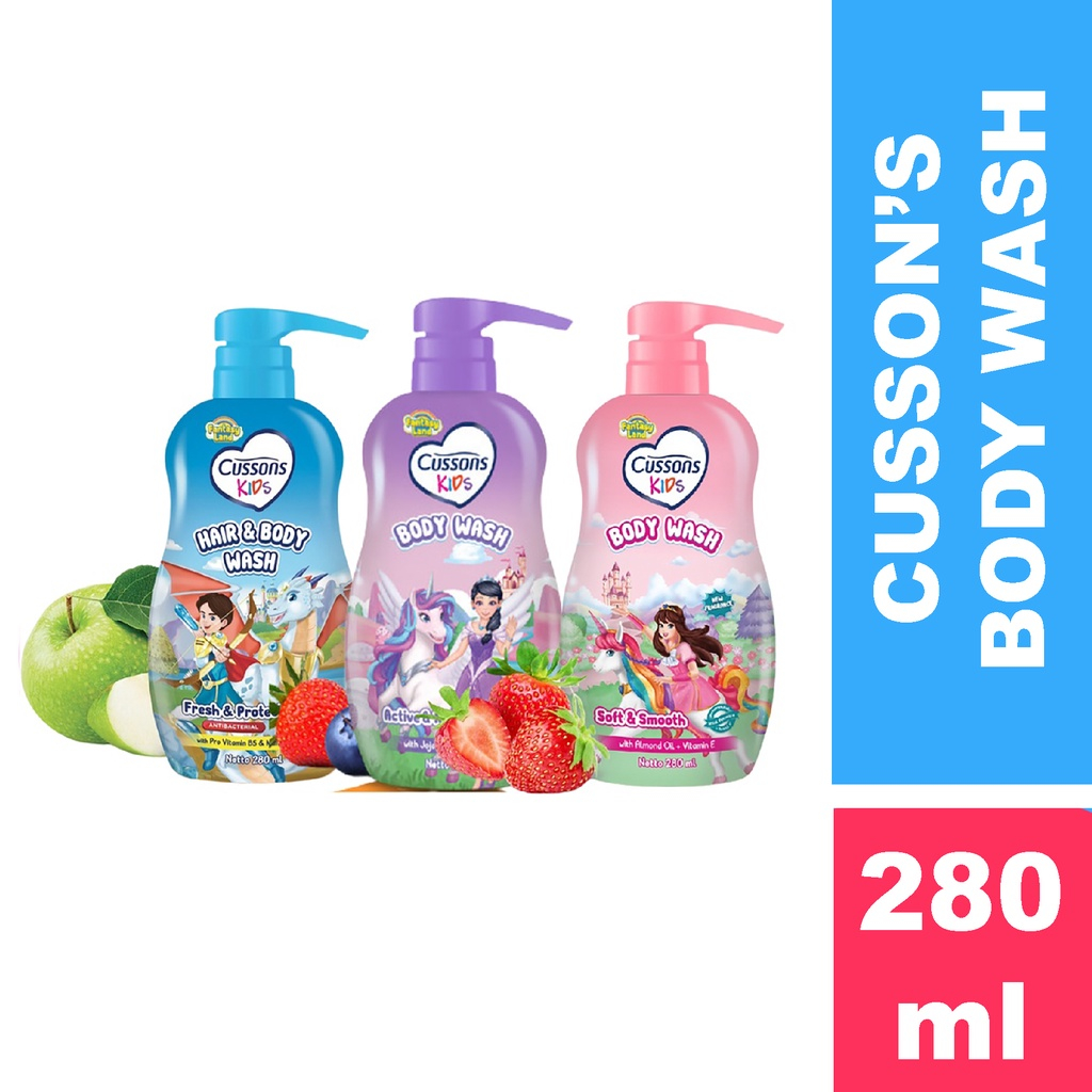 Jual Jessen Cussons Kids Hair & Body Wash Botol 280ml Dan Refill 250ml ...