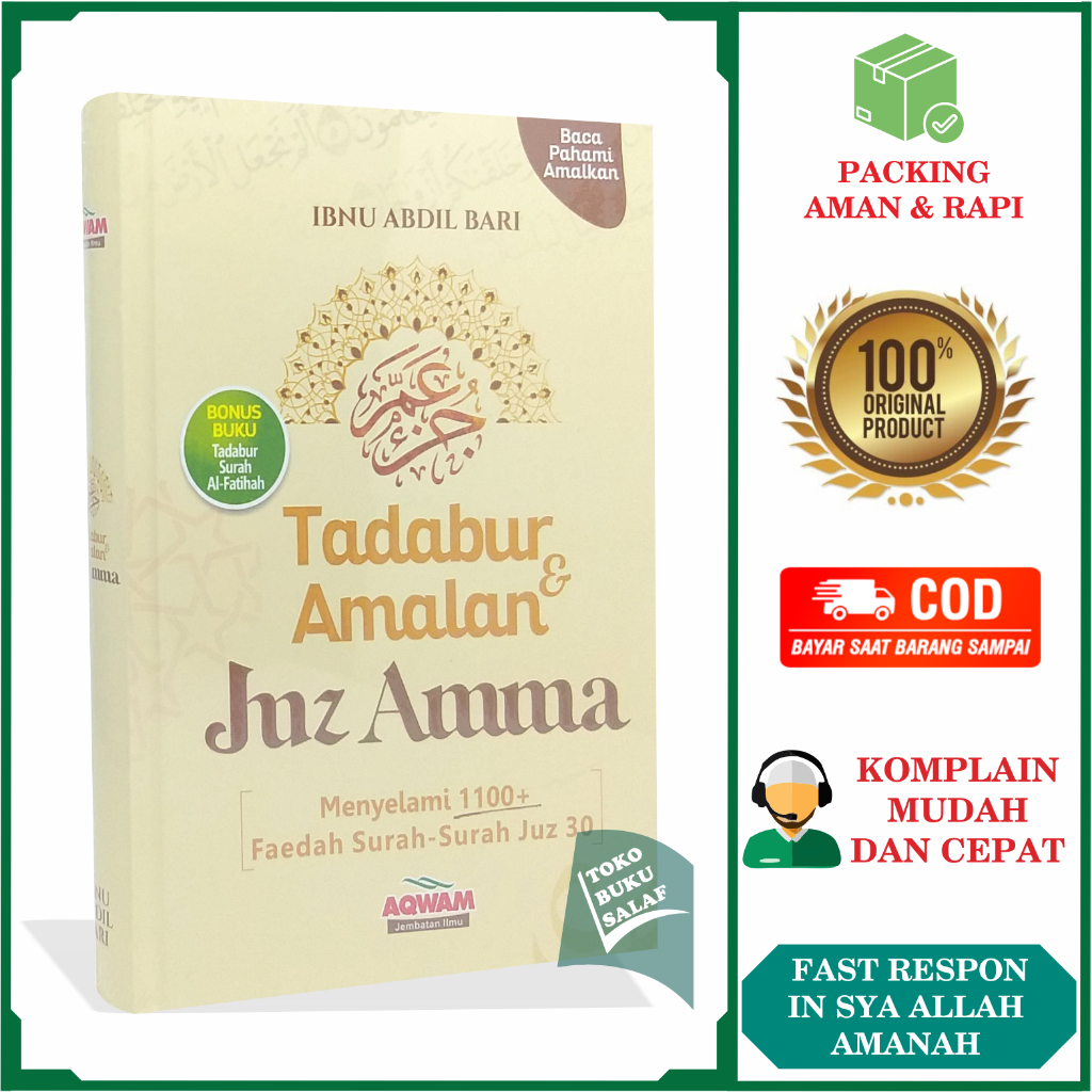 Jual Tadabur Dan Amalan Juz Amma Menyelami Faedah Surah Surah Juz Tadabbur Amalan Al Qur