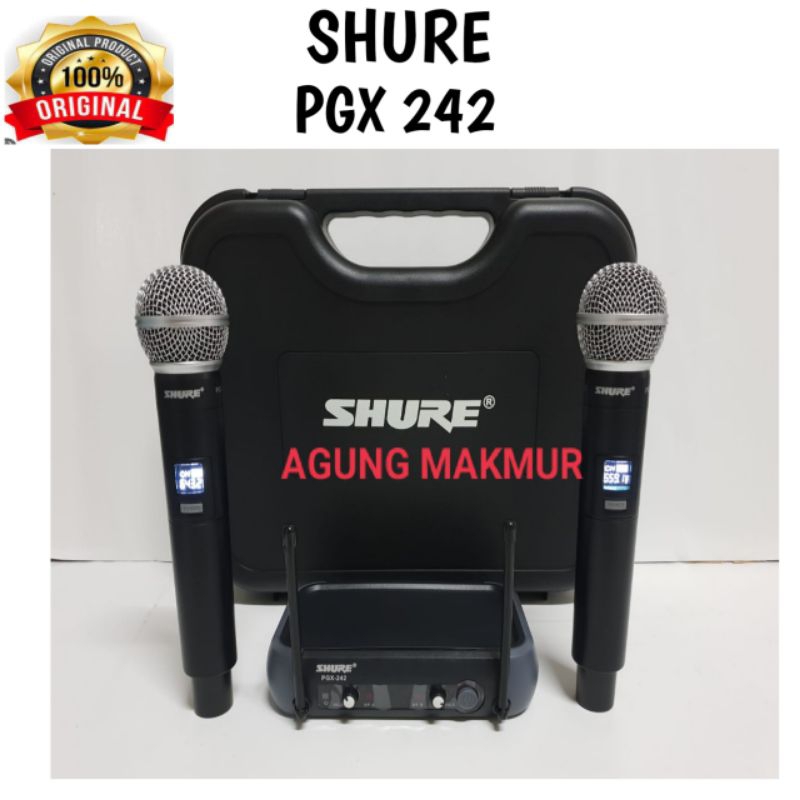 Jual Mic Wireless Shure PGX 242 Mic wireless Shure PGX242