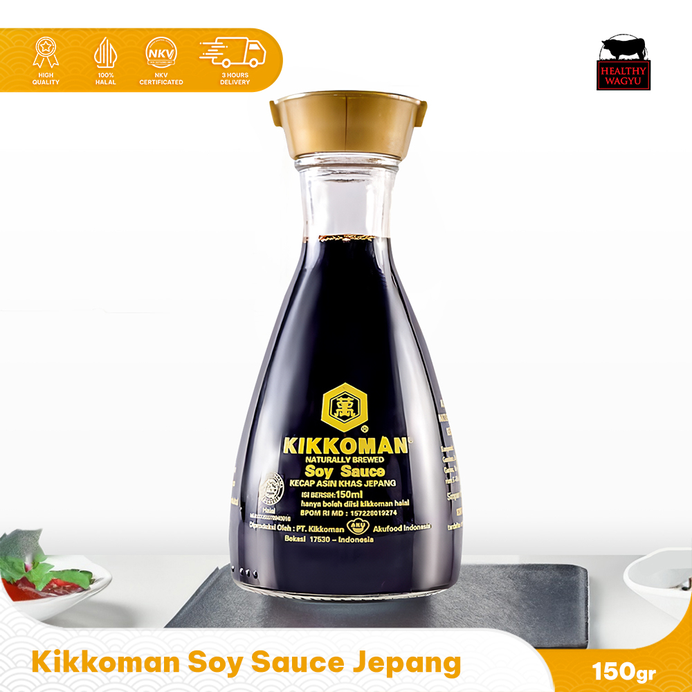 Jual Kikkoman Kikkoman All Purpose Soy Sauce Bottle Halal 150ml