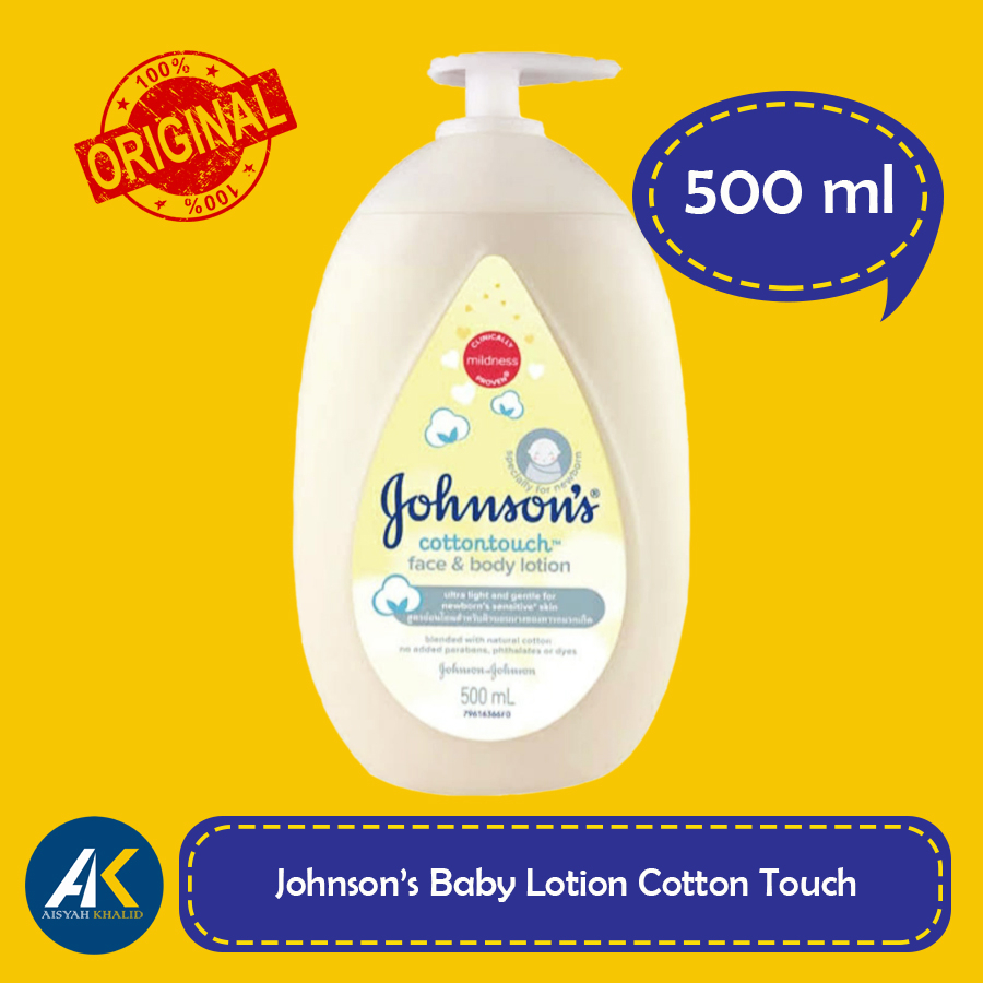 Jual JOHNSONS Baby Lotion Cotton Touch 500 ml Cottontouch lotion