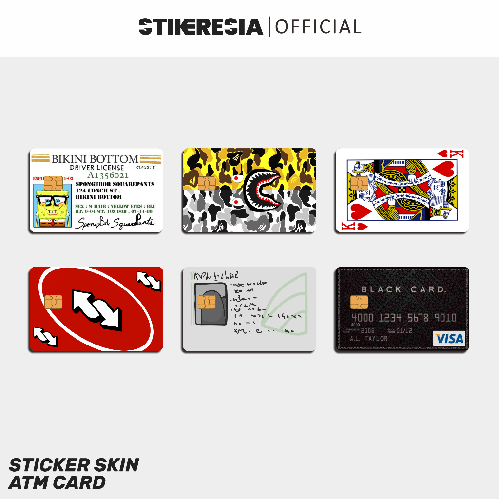 Jual Stiker ATM Katalog Kedua - Stiker Kartu ATM Emoney Flazz Vinyl ...