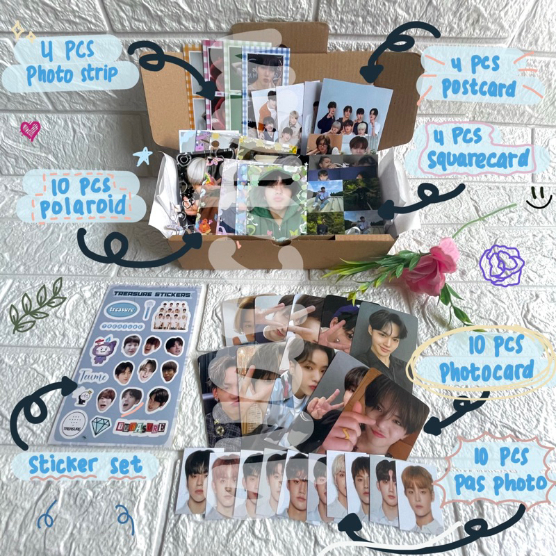 Jual FANKIT KPOP TREASURE OT10 ISI 40++ PCS HAMPERS KADO MURAH | Shopee ...