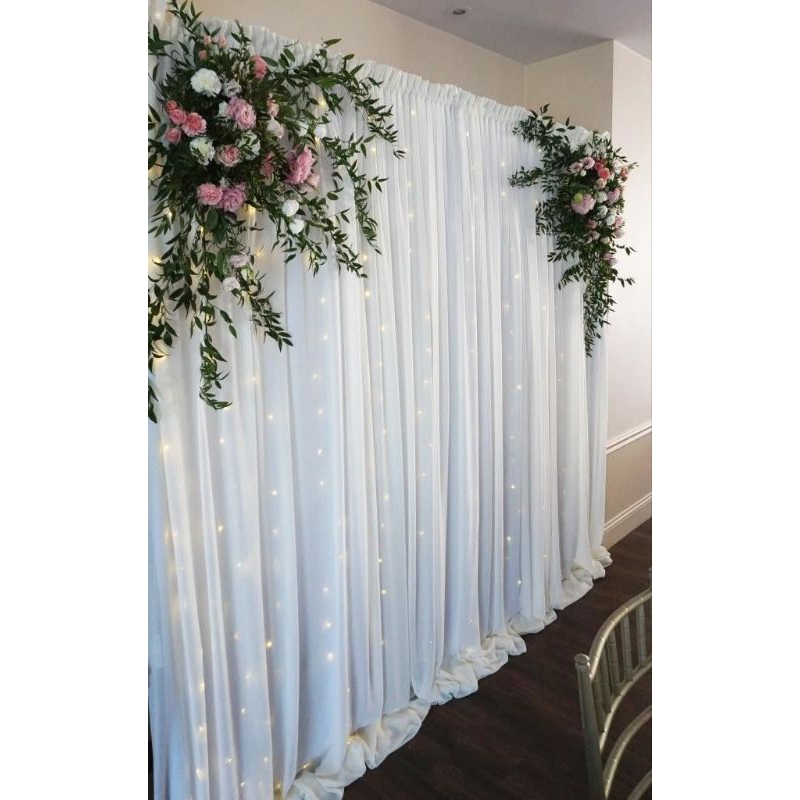 Jual [COD] Tinggi 3 x Lebar 2 Kain Backdrop Background Pernikahan ...