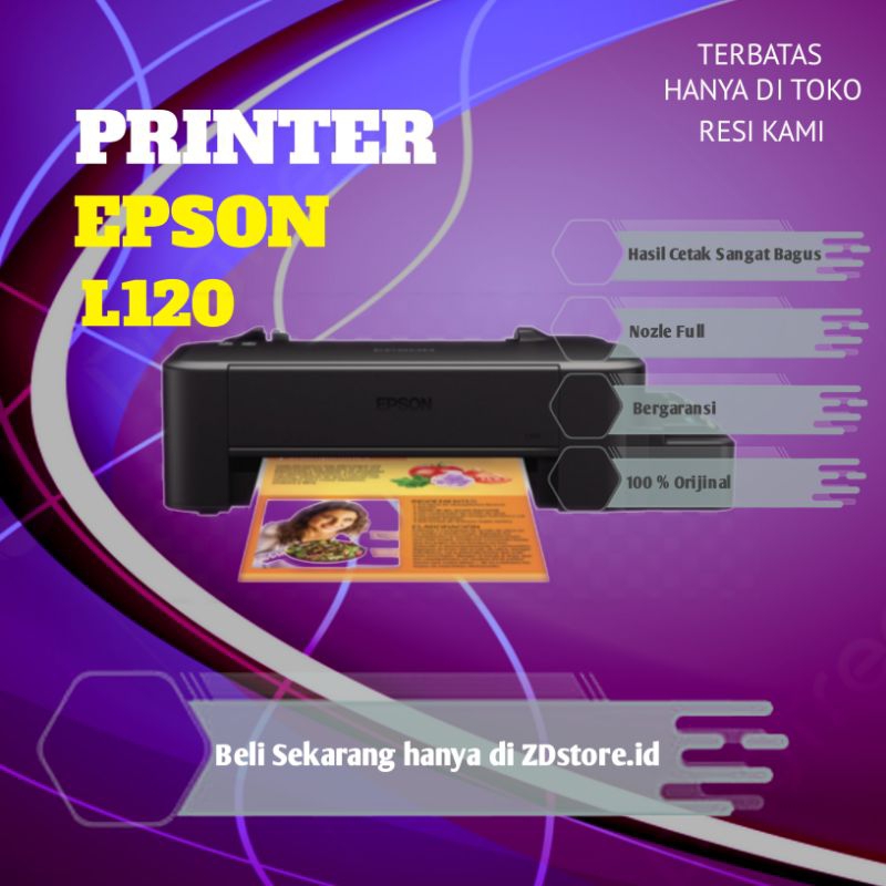 Jual Printer Epson L120/L121 printer warna printer untuk