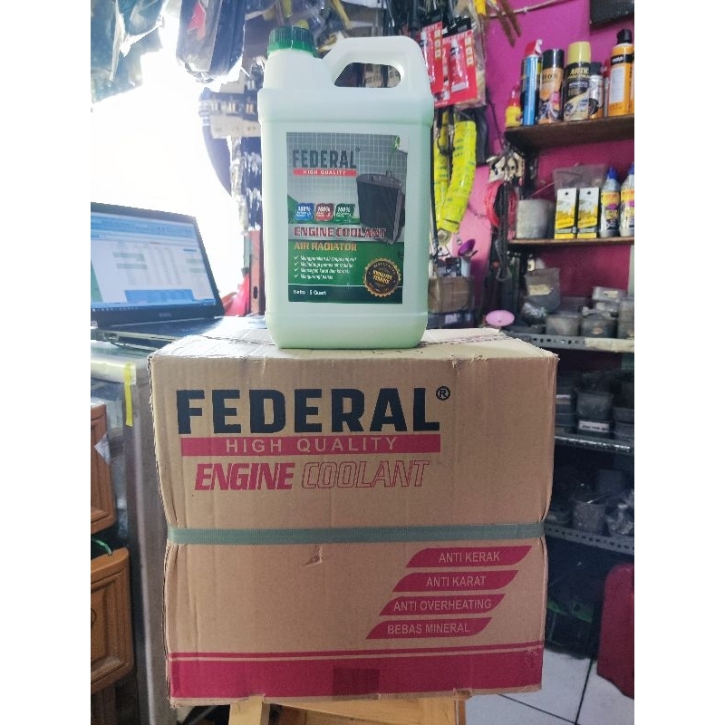 Jual Air Radiator Kulen Coolant Federal isi 5 Liter untuk Motor - Mobil ...