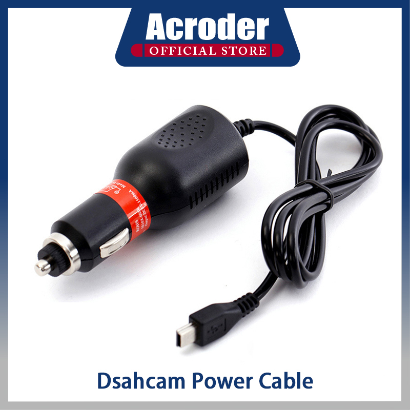Jual Acroder Dsahcam Power Cable Mobil Lighter Plug Kabel Mini Usb/Type ...