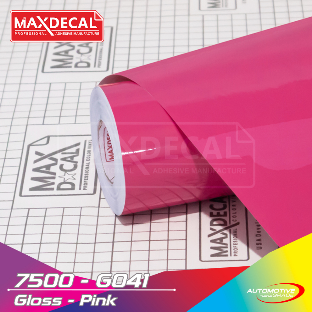 Jual Sticker Stiker Skotlet Maxdecal Max Decal Pink Glossy 7500 G041