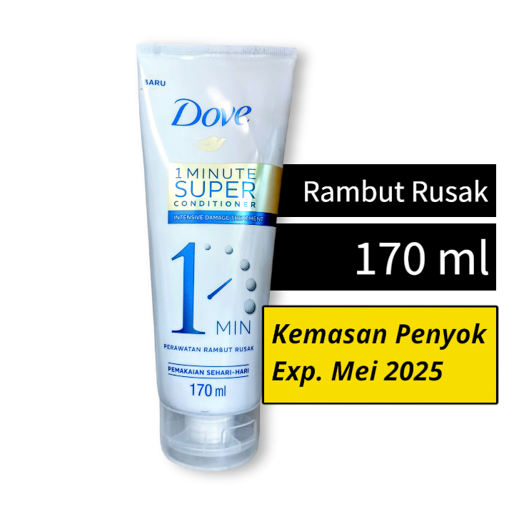 Jual Dove 1 Minute Super Conditioner 170ml 170 ml / Kondisioner Dove