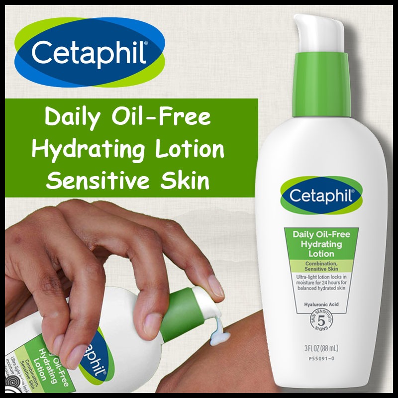 Jual Cetaphil Daily OilFree Hydrating Lotion 88ml Untuk Kulit Sensitif
