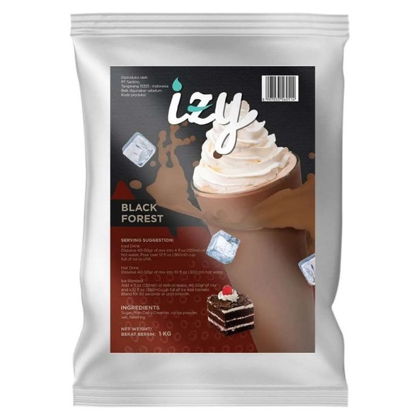 Jual Izy Powder Black Forest 1 Kg - Barsol Indonesia | Shopee Indonesia