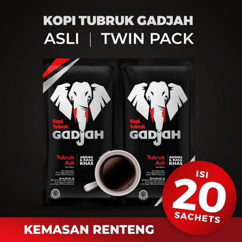 Jual Kopi gadjah sachet Shopee Indonesia
