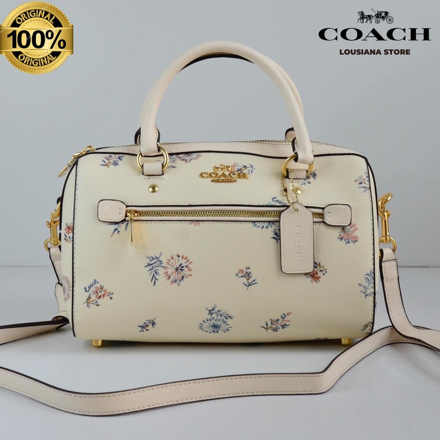 Jual Co c Rowan Satchel With Dandelion Floral Print Shopee