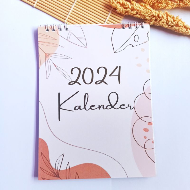 Jual Kalender Meja 2024 Kalender Aesthetic Ukuran Besar A5 Bisa Custom Pakai Foto Sendiri 1627