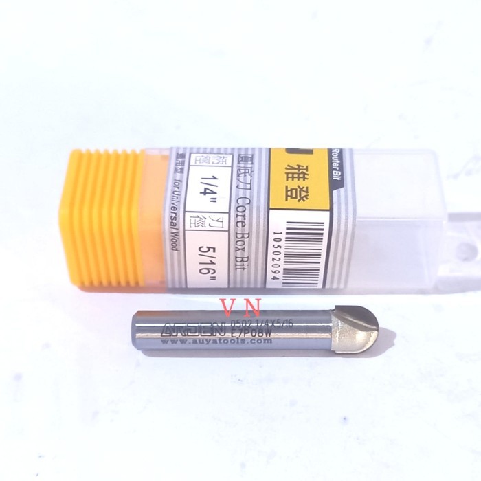 Jual Mata Profil/Router 8 mm 1/4 X 5/16 Round Nose/Core Box Bits Merk ...
