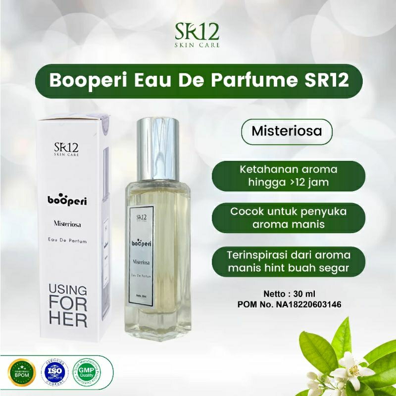 Jual Sr12 Booperi Parfume 30ml Tahan Hingga 12 Jam Parfum Unisex Parfum Shopee Indonesia 3546