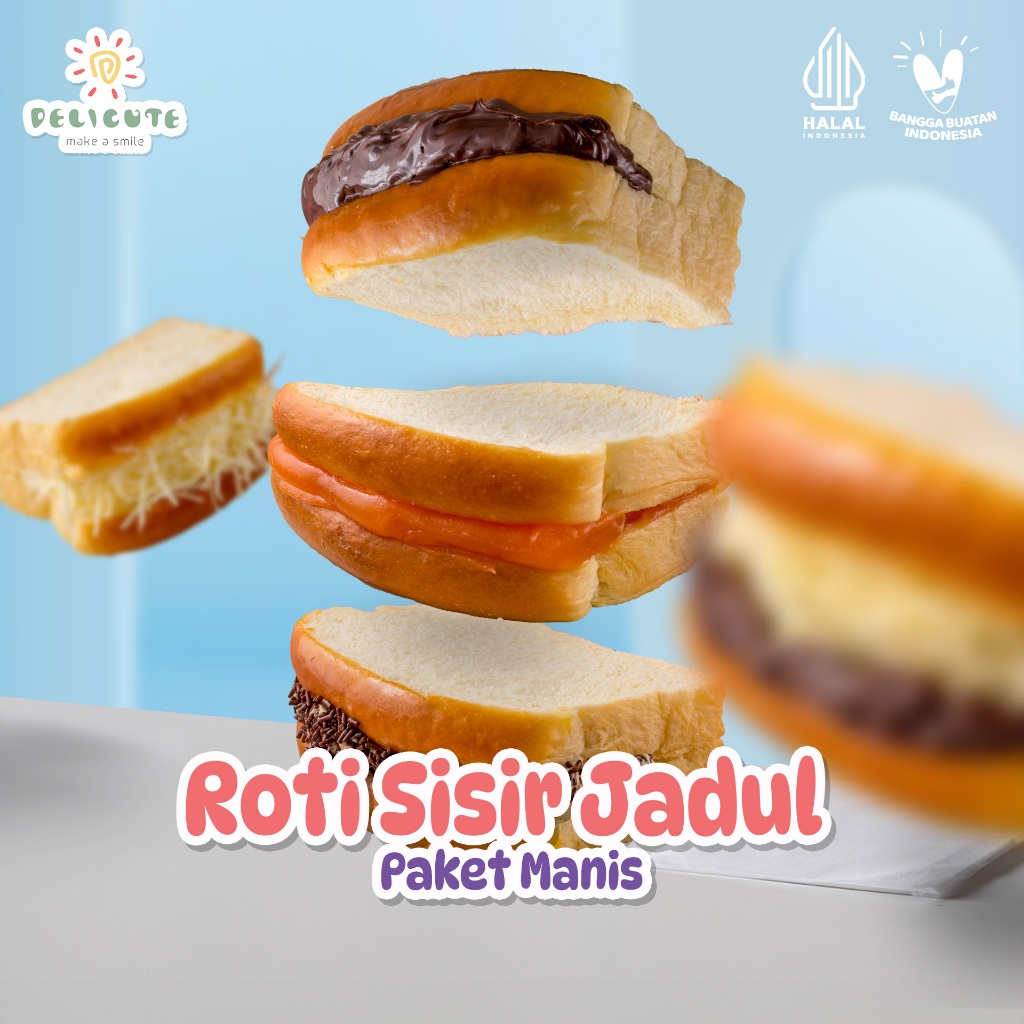 Jual Roti Sisir Delicute Rasa Coklat Coklat Keju Keju Mocca Srikaya