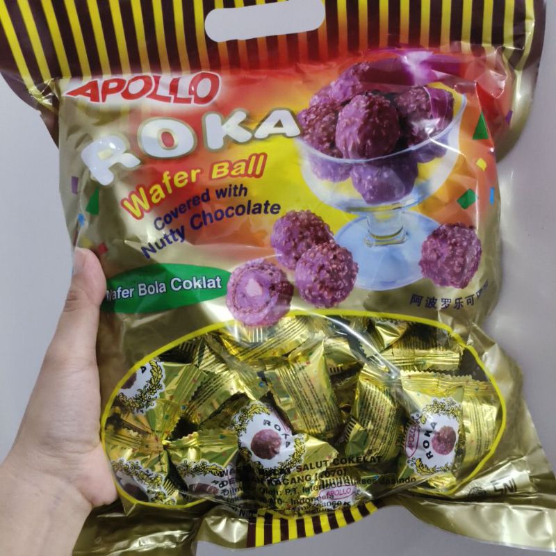 Jual Apollo Roka Wafer Ball 50 pcs | Shopee Indonesia