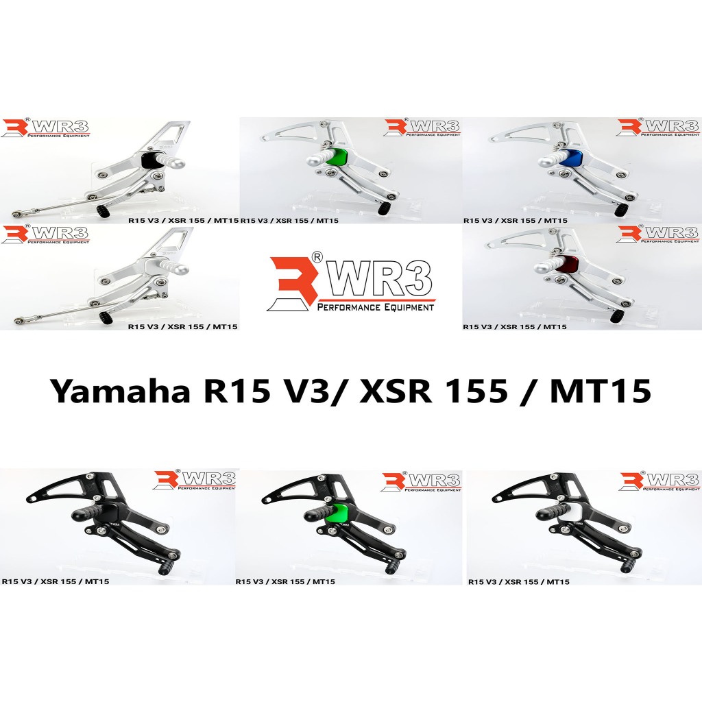 Jual Footstep Racing WR3 V-Series R15 V3 / MT15 / XSR 155 | Shopee ...