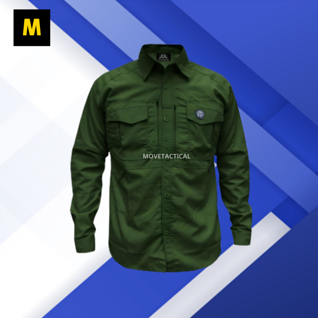 Jual Kemeja Taktikal M-tac Pria - Lengan Panjang Warna ARMY Bahan ...