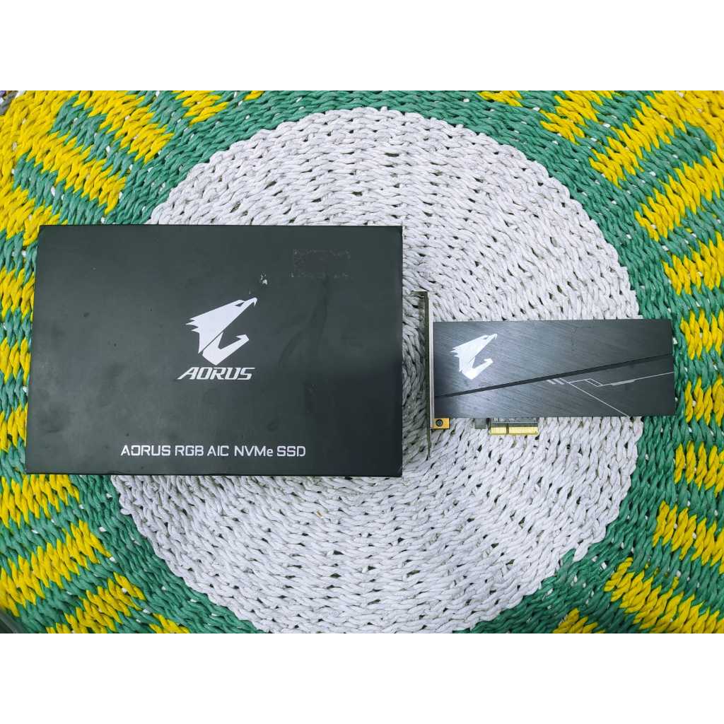 Jual Gigabyte Aorus Rgb Aic Nvme Ssd Gb Garansi Resmi Box Shopee Indonesia