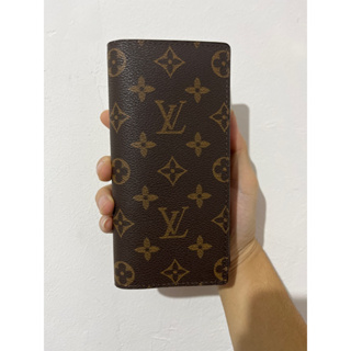 Jual MURAH DOMPET LV PRIA MONOGRAM KULIT IMPOR MOTIF KEMBANG