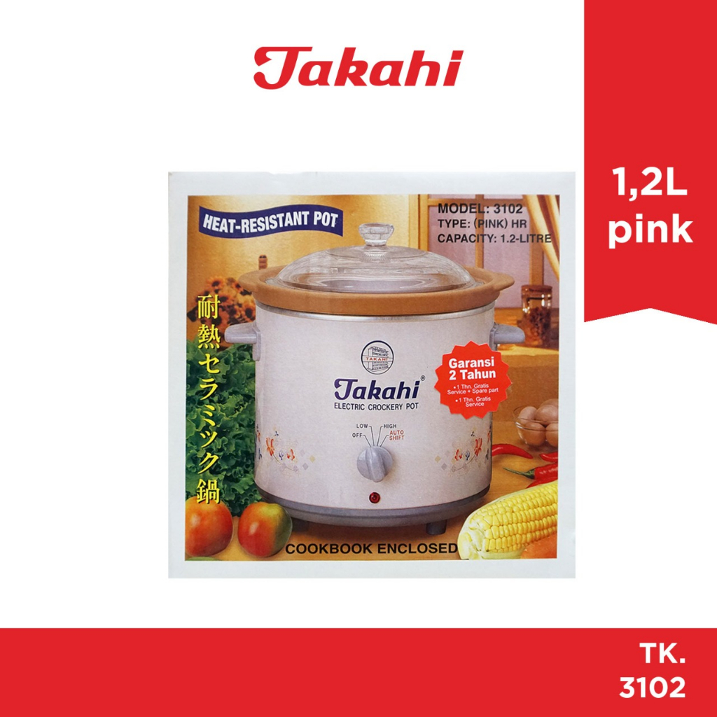Jual Takahi Electric Crockery Pot 1,2 Litre (INCLUDE PALET) Shopee