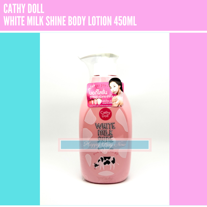 Jual Cathy Doll White Milk Shine Body Lotion 450ml Shopee Indonesia