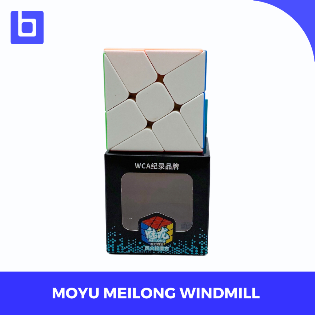 Jual Cube 3x3 Moyu Meilong Windmill Stickerless Original 3x3 | Shopee ...