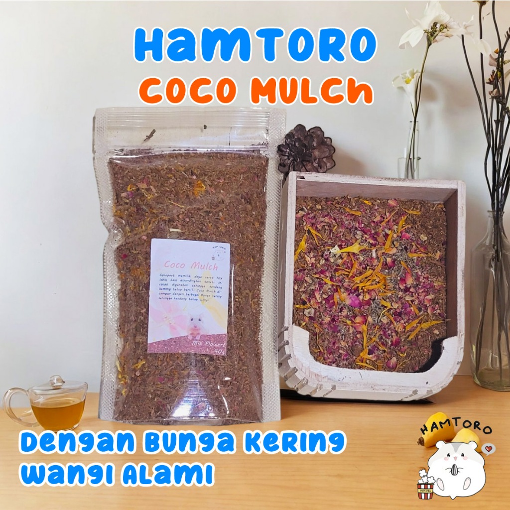 Jual Hamtoro Coco Mulch Bedding Alas Kandang Pup Hamster Wangi Shopee