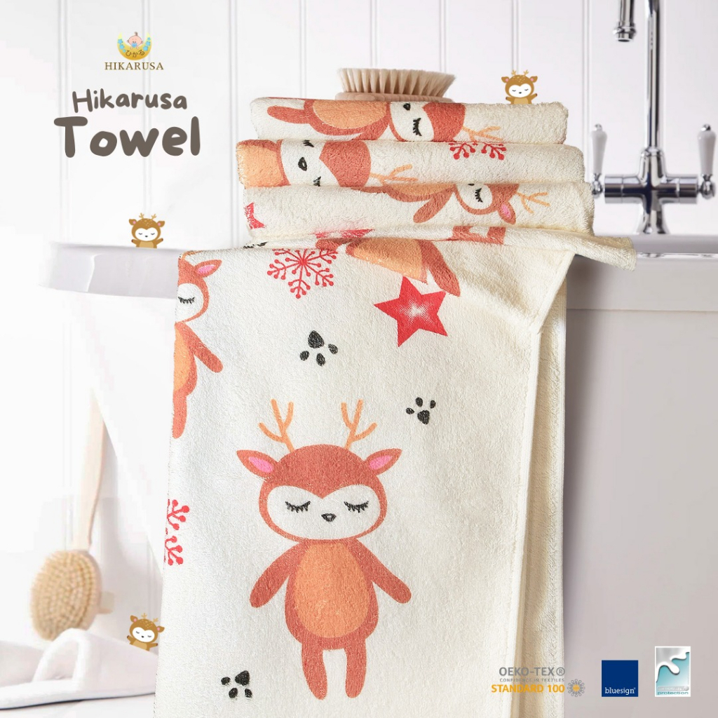 Jual Hikarusa 60x120 Handuk Mandi Anak Bayi Premium Baby Towel Cotton Towel Handuk Bayi Lembut Katun Bayi Premium Baby Towel Bamboo Shopee Indonesia