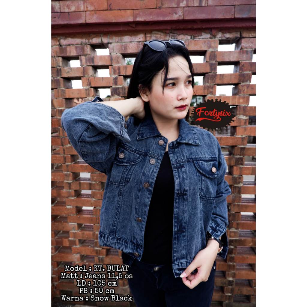 Jual Jaket Cewek Denim, Jaket Jeans Wanita kualitas prima model kancing ...