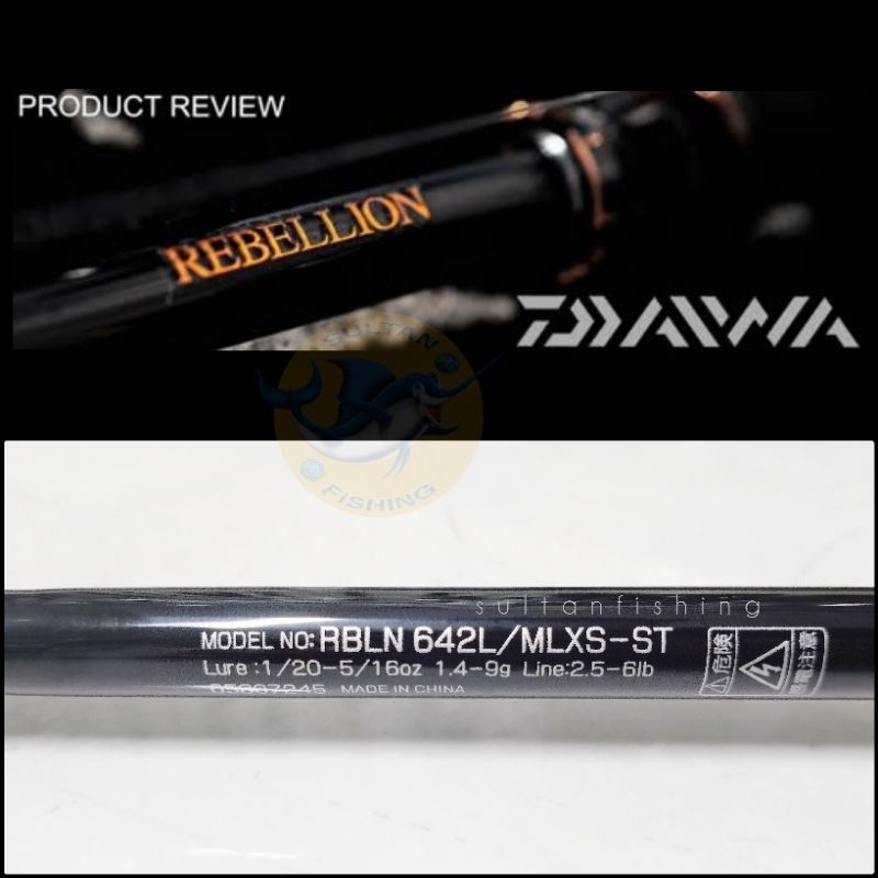 Jual Joran DAIWA REBELLION 642ULXS-ST 642L/MLXS-ST 662ML/LFS | Pilih  Variasi Ukuran | Shopee Indonesia