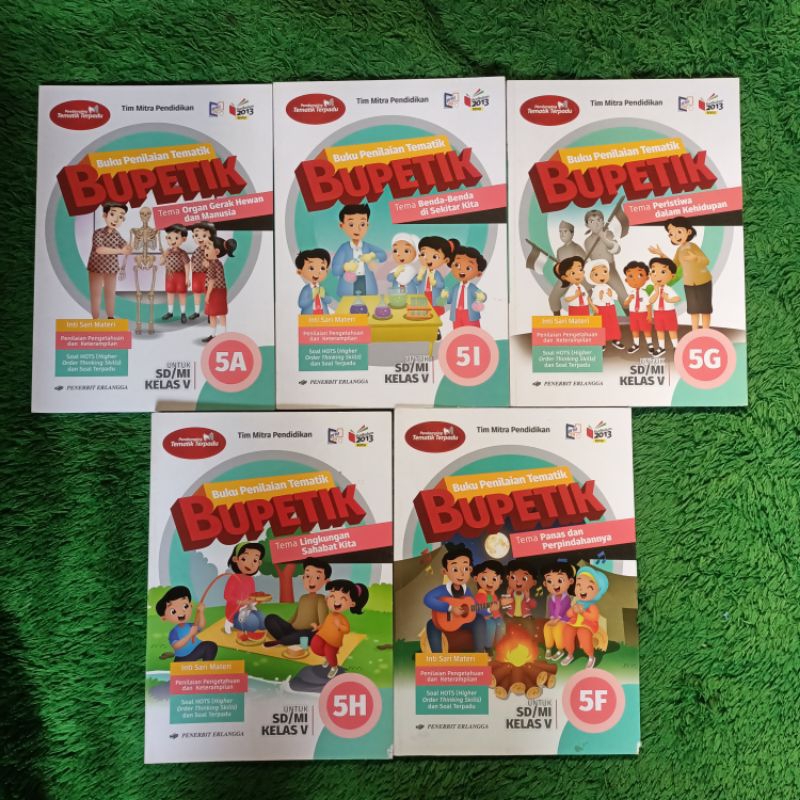 Jual Original Buku Penilaian Tematik Bupetik Kelas A I G H F Sd Shopee Indonesia