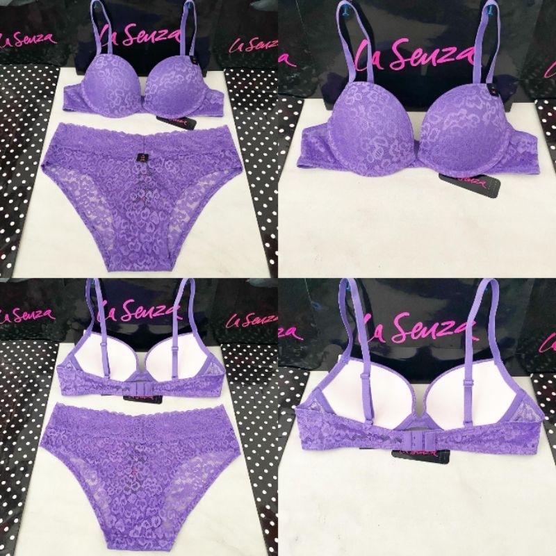 Jual La Senza Remix Cotton Bra Push Up Level 2 100 Original Ada Tag And Label Passion Flower 32a 