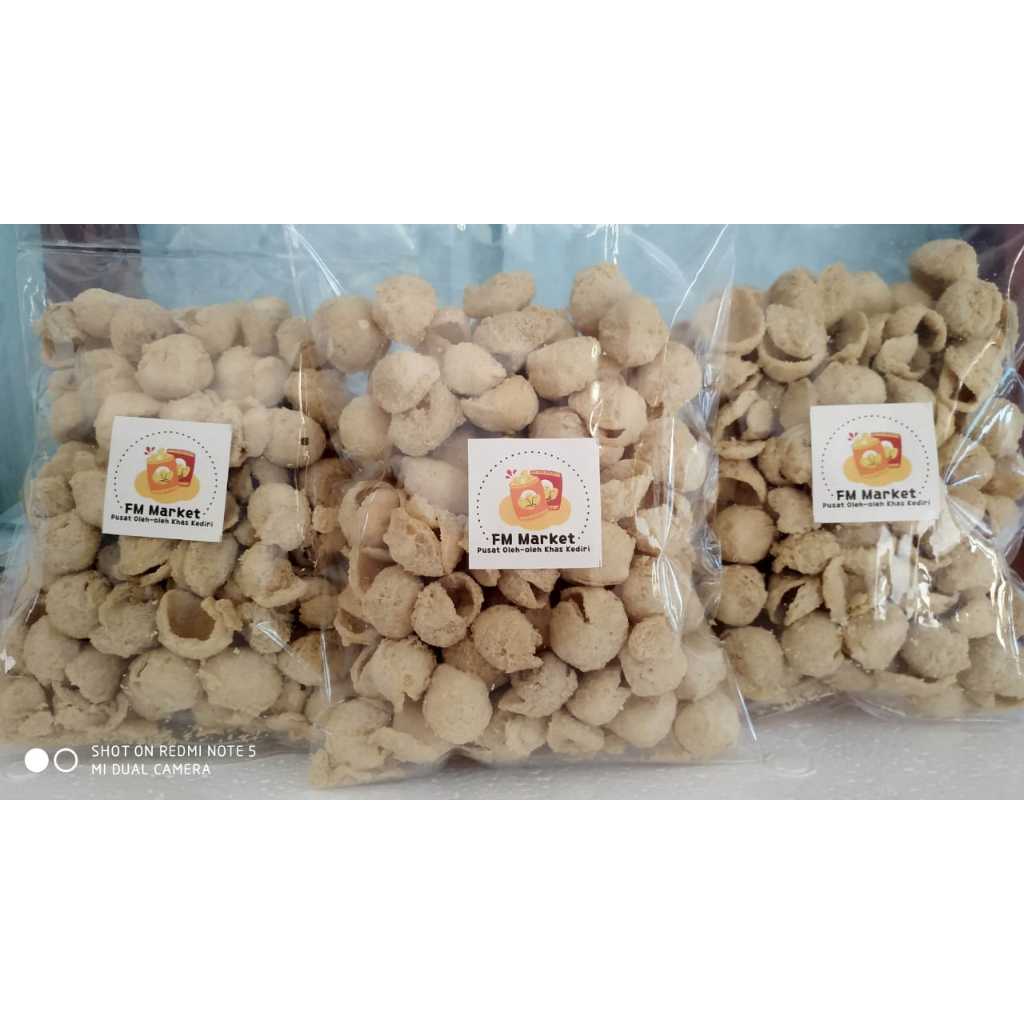 Jual Krupuk Tahu Walik Bulat Kriuk Kemasan 250gr Shopee Indonesia