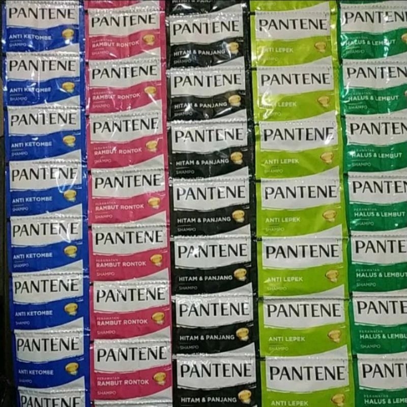 Jual Shampo Pantene anti ketombe rontok rusak sachet renceng isi 12's ...