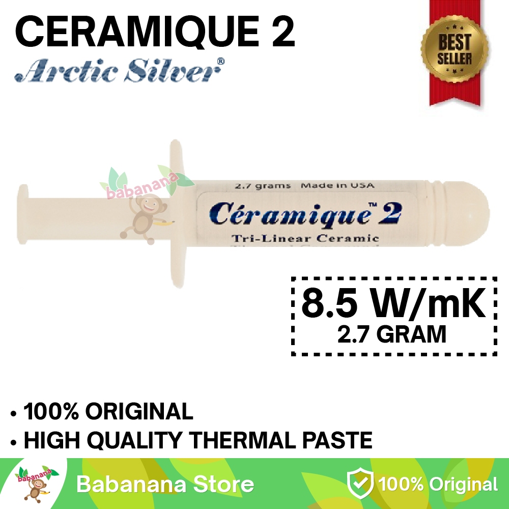 Jual Artic Silver Ceramique 2 Original 2.7g Thermal Paste Pasta