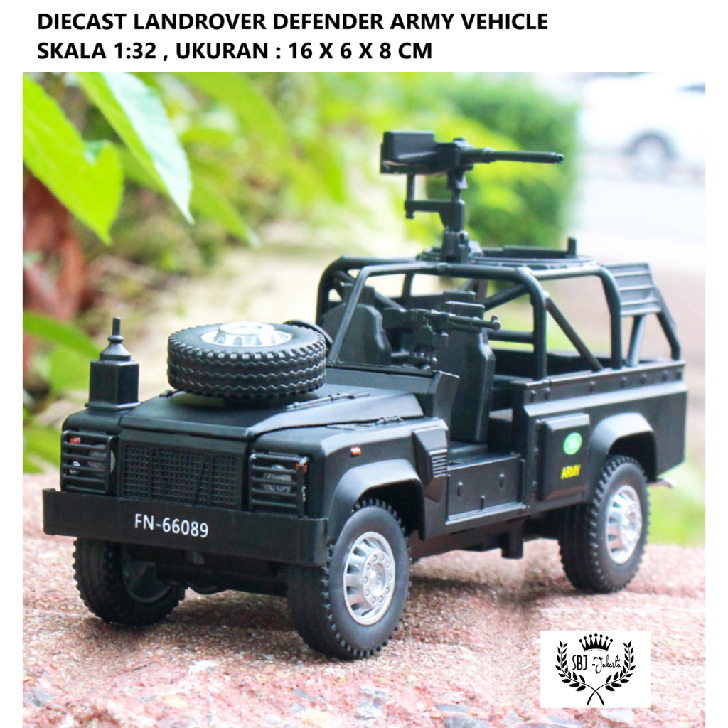 Jual Diecast mobil militer Military Landrover defender army offroad ...