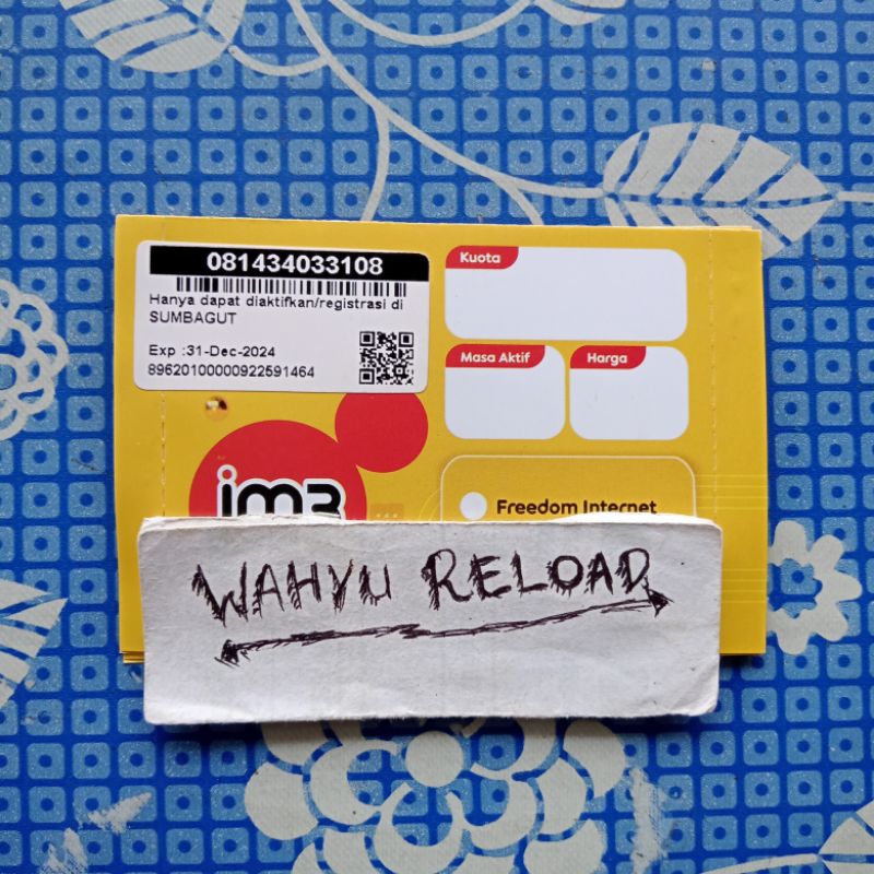 Jual Kartu Perdana Indosat Im3 Ooredoo | Shopee Indonesia