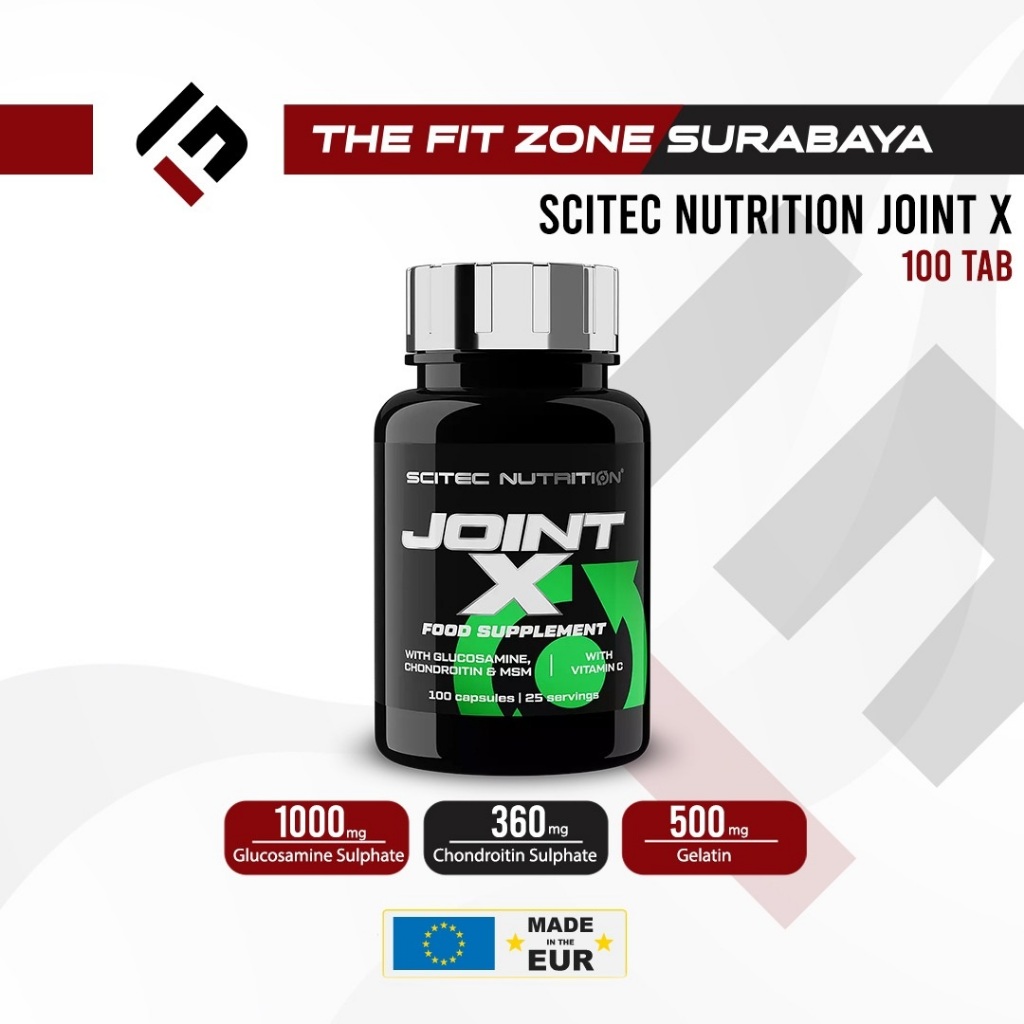 Jual Scitec Nutrition Joint X 100 Capsules Glucosamine MSM Chondroitin ...