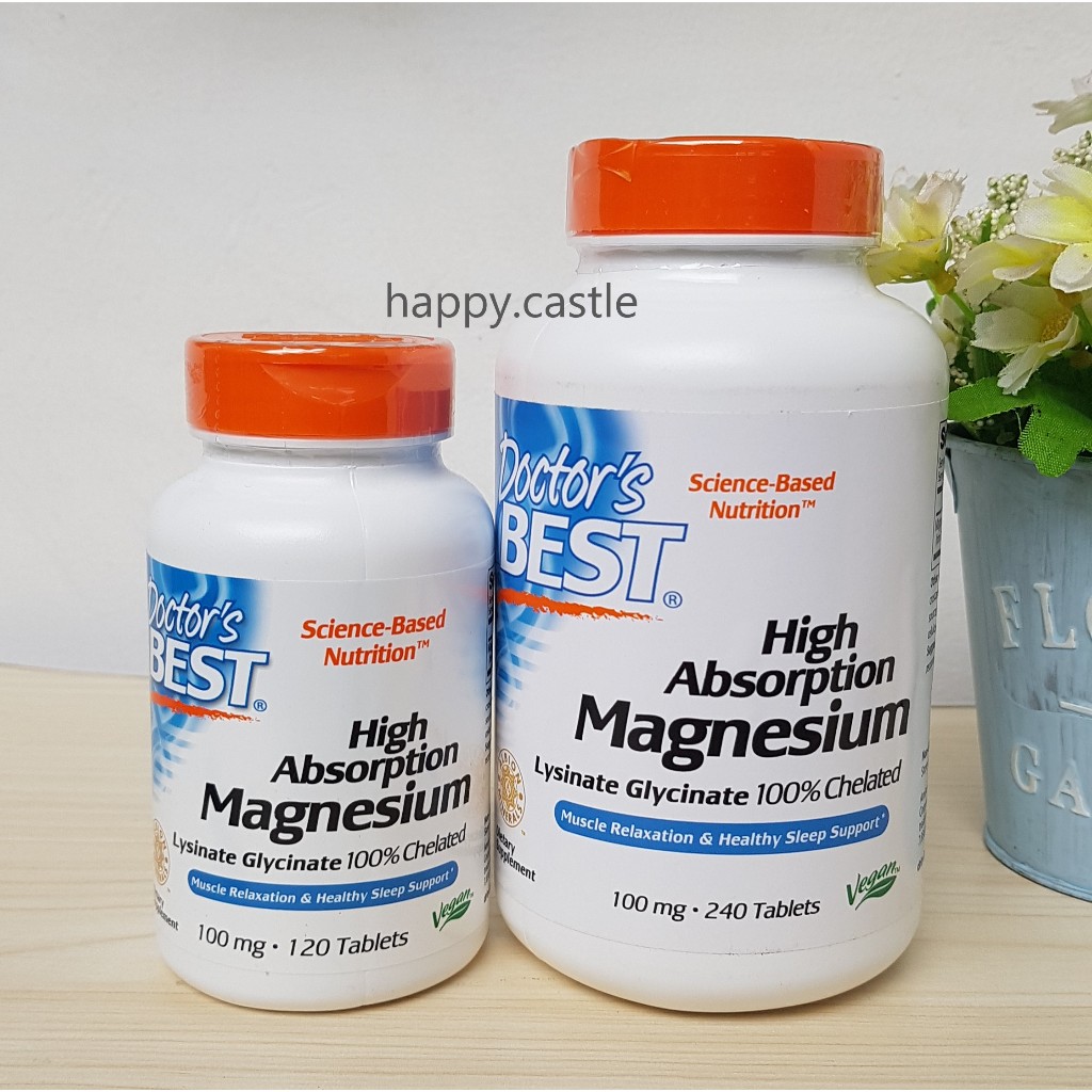 Jual Doctor's Doctor Doctors Best High Absorption Magnesium 120 Tablets ...